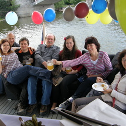 Oslava 30.narozenin na lodi Žižkovák